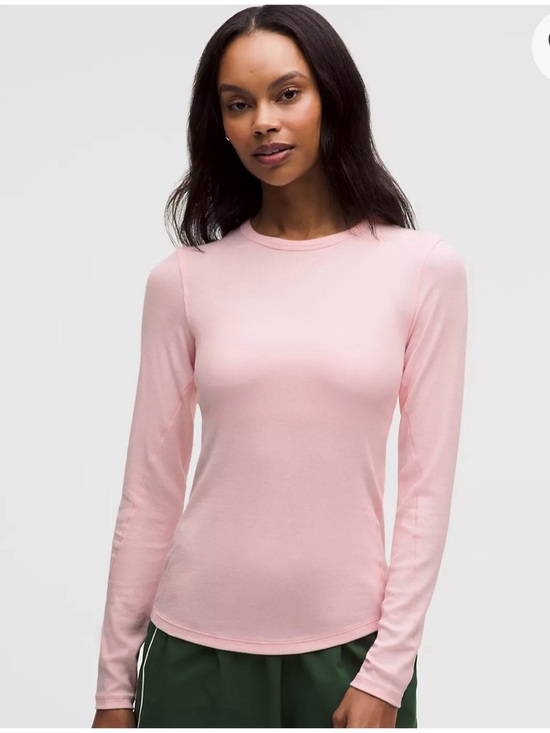 lululemon athletica Tops - Women's Long-Sleeve Crewneck Top - Light Pink